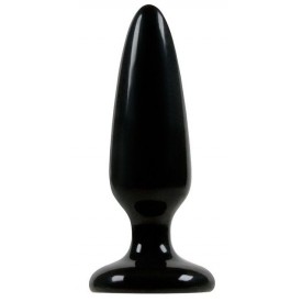 Малая чёрная анальная пробка Jelly Rancher Pleasure Plug Small - 10,2 см.