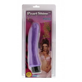 Реалистичный фиолетовый вибратор PEARL SHINE 9 VIBRATOR - 22,8 см.