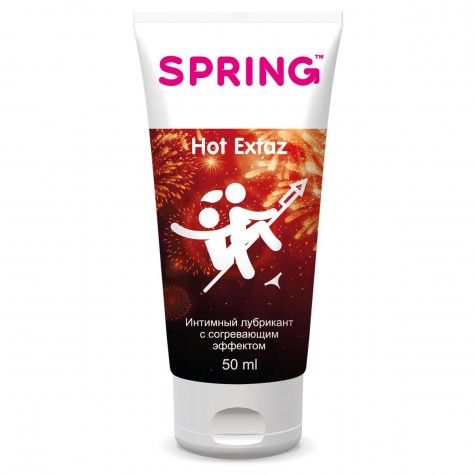 Согревающие интимный лубрикант Spring Hot Extaz - 50 мл.